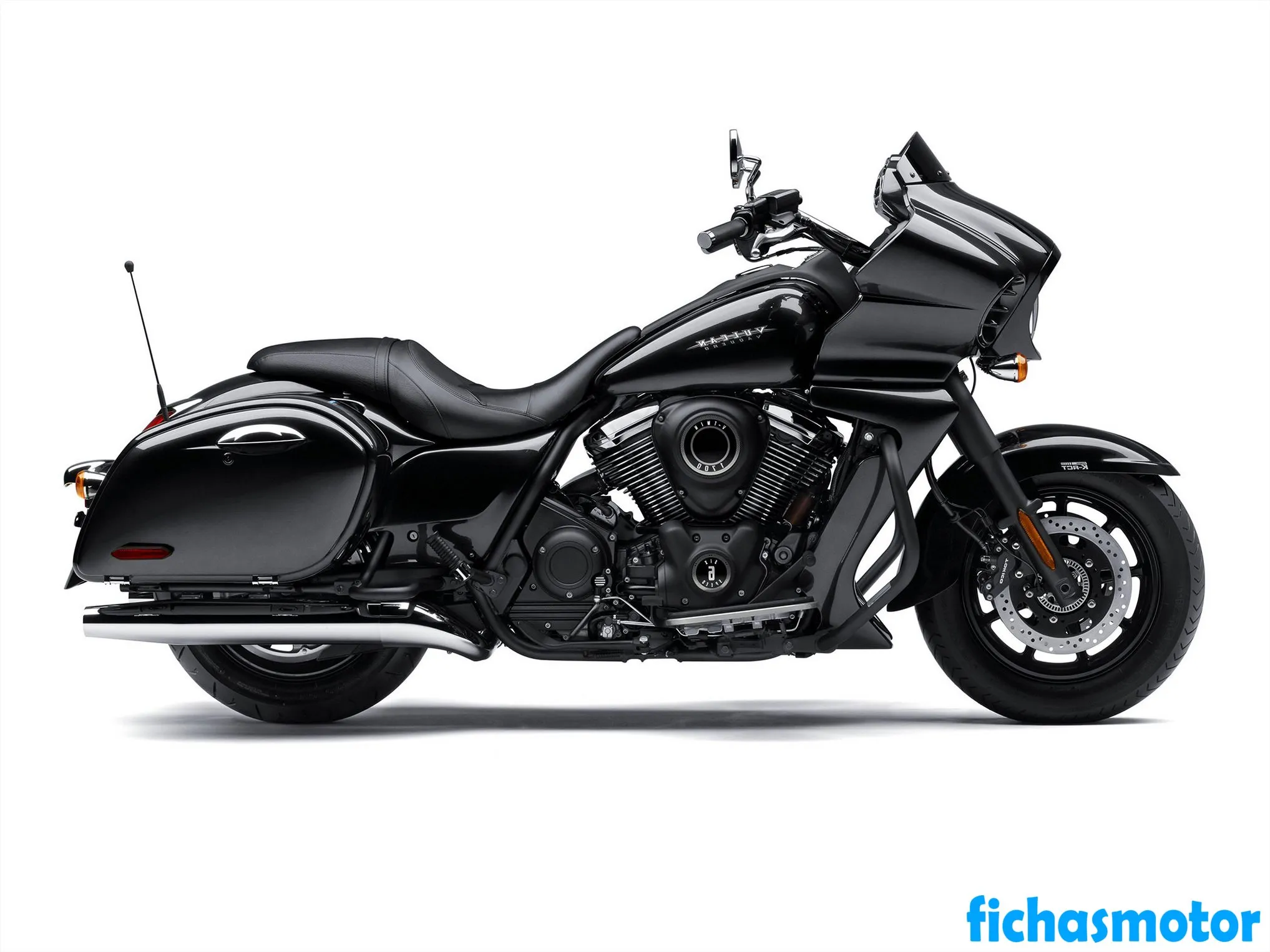 Изображение на мотоциклета Kawasaki vulcan 1700 vaquero abs на 2015 г