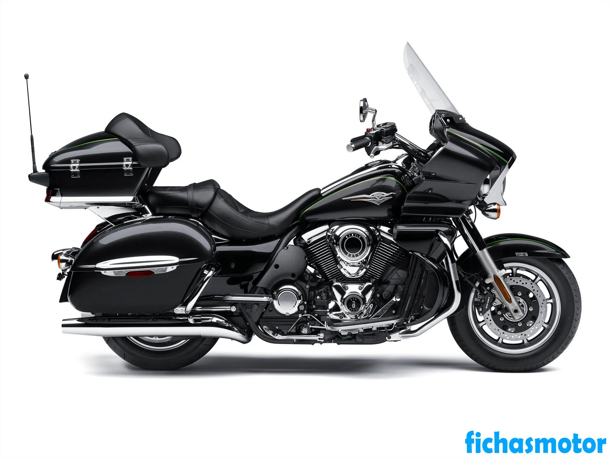 2015年のKawasaki vulcan 1700 voyager absオートバイのイメージ