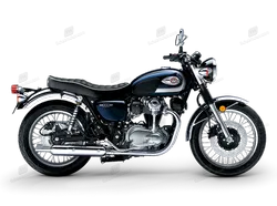 Gambar sepeda motor Kawasaki W800 2021