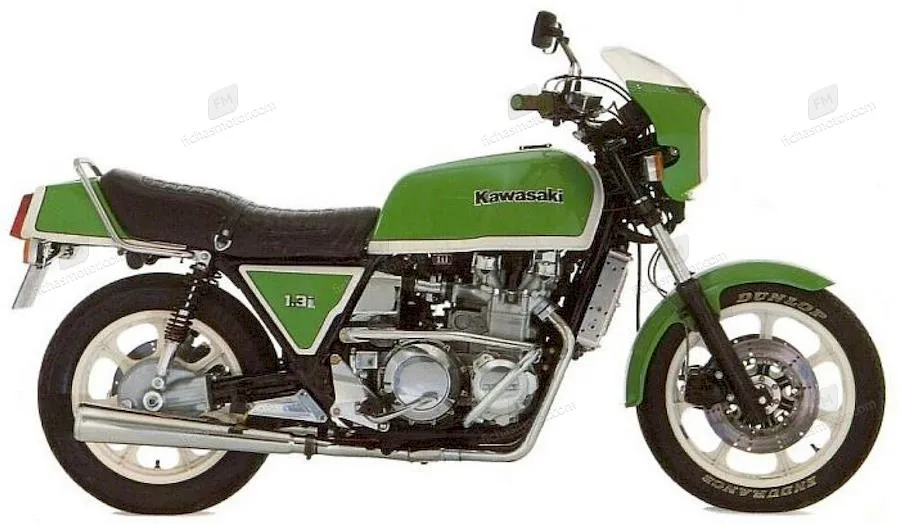 Obrázek motocyklu Kawasaki z 1300 dfi (reduced effect) roku 1989