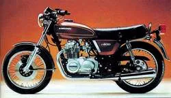 Image of the Kawasaki z 400 1975 motorcycle