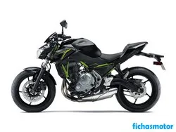 Gambar sepeda motor Kawasaki z650 abs 2018