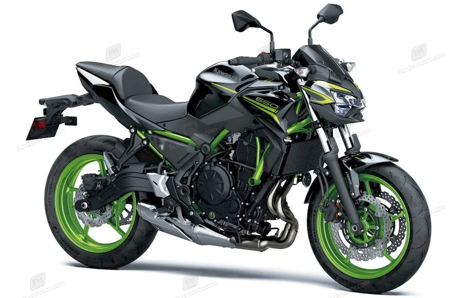 Imagem da motocicleta Kawasaki Z650L SE do ano de 2021