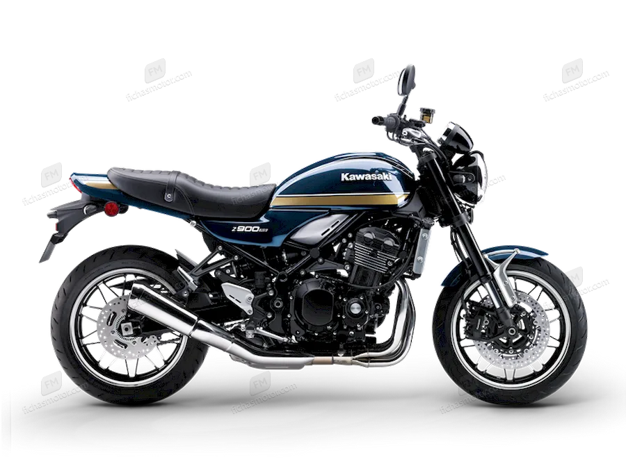 Bild des Kawasaki Z900RS Cafe-Motorrads des Jahres 2022