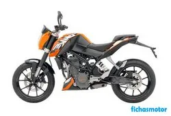 Image of the Ktm 125 duke 2012 motorcycle