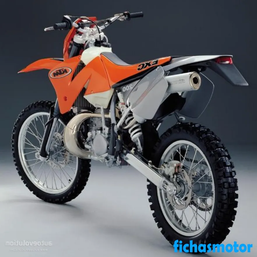 Изображение на мотоциклета Ktm 200 exc на 2007 г