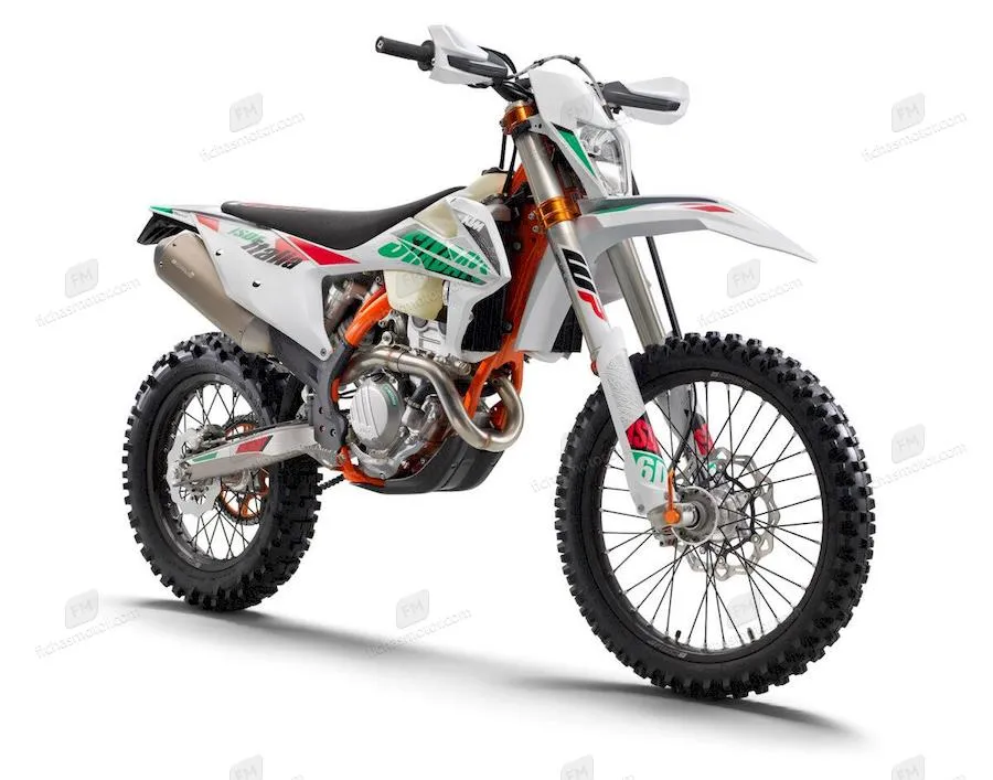 2021 model Ktm 250 EXC-F Six days motosikletin görüntüsü