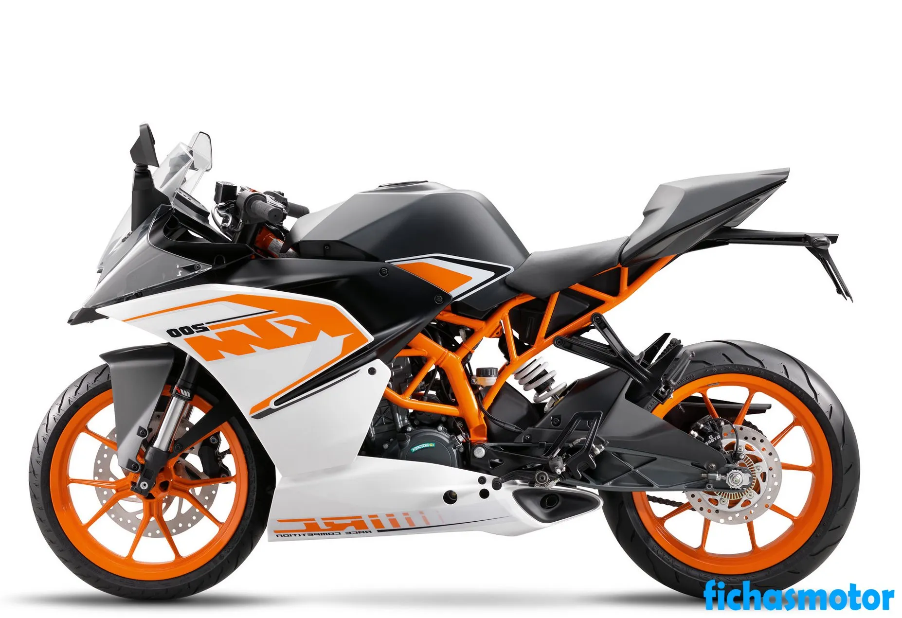 Изображение на мотоциклета Ktm rc 200 на 2018 г