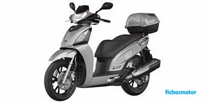 Afbeelding van de Kymco people gt 200i-motorfiets van het jaar 2012