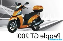 Image of the Kymco people gt 200i 2013 motorcycle