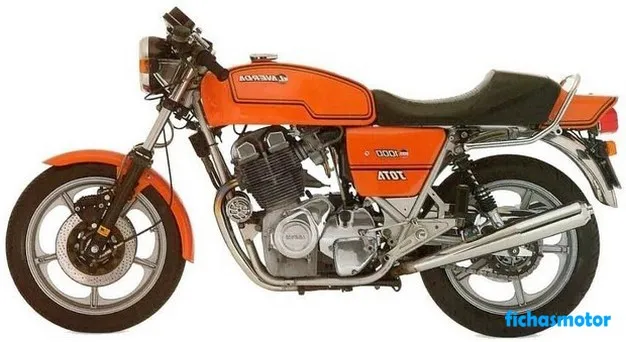 Bild des Laverda 1000 jota-Motorrads des Jahres 1980