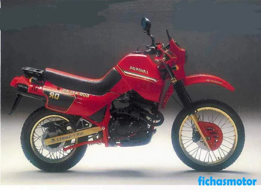 1990 model Laverda or 600 atlas motosikletin görüntüsü