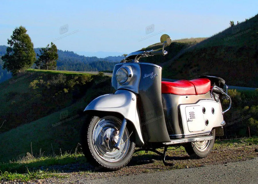 Imagem da motocicleta Maico maicoletta 277 do ano de 1955