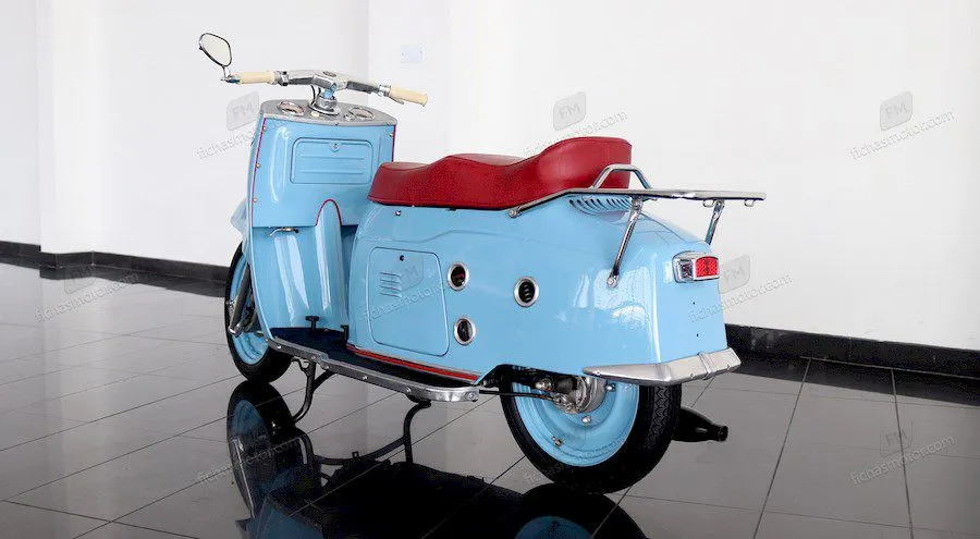 1958 model Maico maicoletta 277 motosikletin görüntüsü