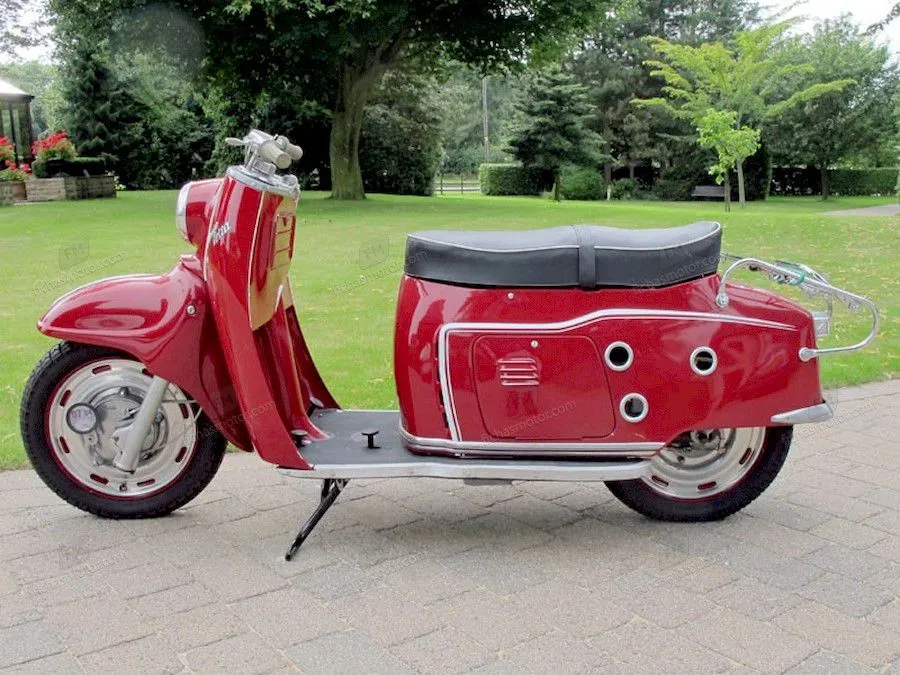 Afbeelding van de Maico maicoletta 277-motorfiets van het jaar 1962