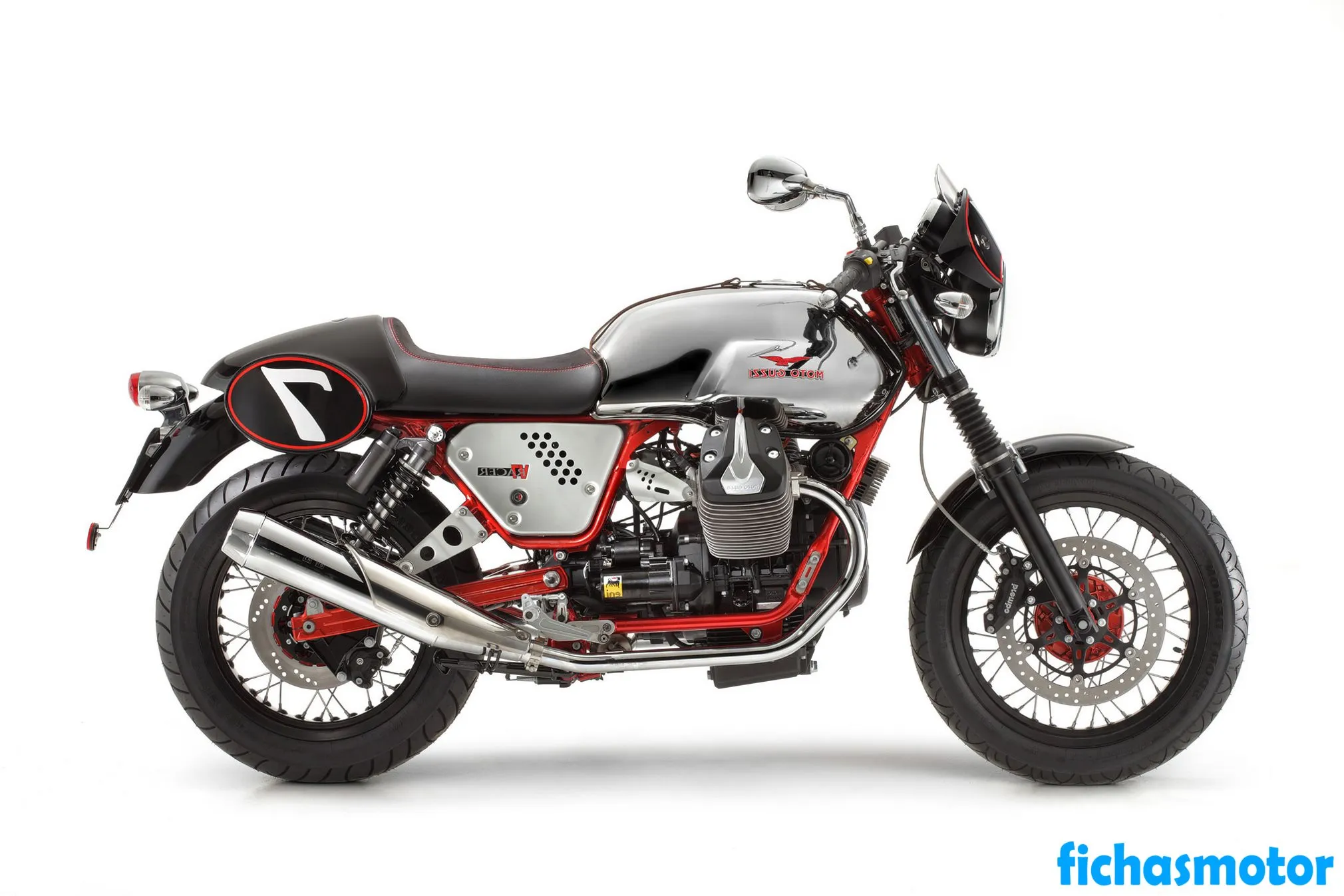 Изображение на мотоциклета Moto guzzi v7 racer на 2012 г