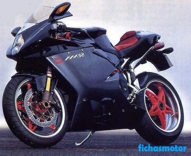 Bild des Mv agusta f4 senna-Motorrads des Jahres 2001