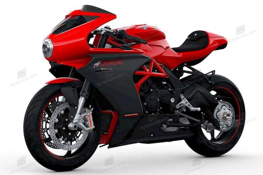 Изображение на мотоциклета Mv Agusta Superveloce 800 на 2022 г