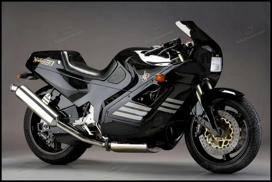 Imaginea motocicletei Norton f 1 a anului 1990