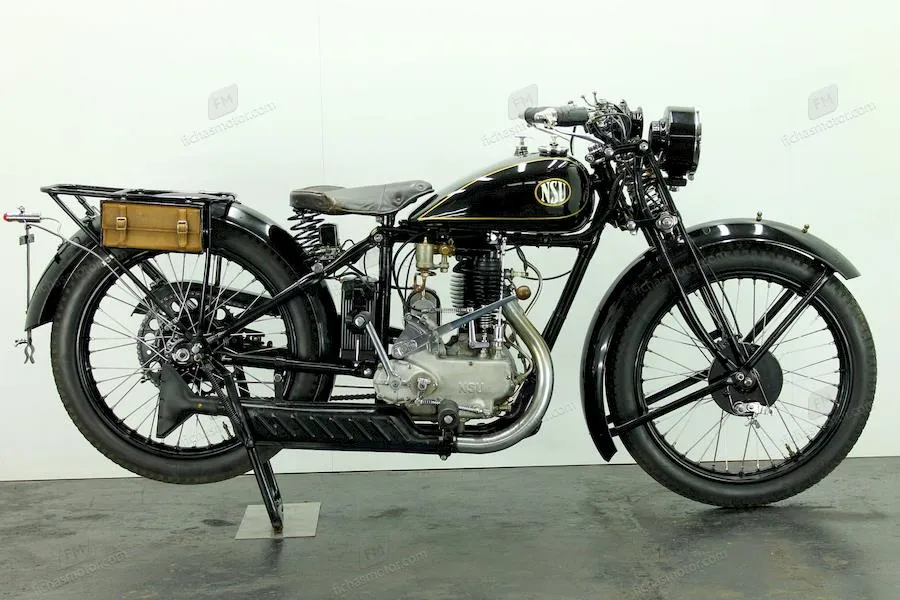 Bild des Nsu 201ts-Motorrads des Jahres 1930