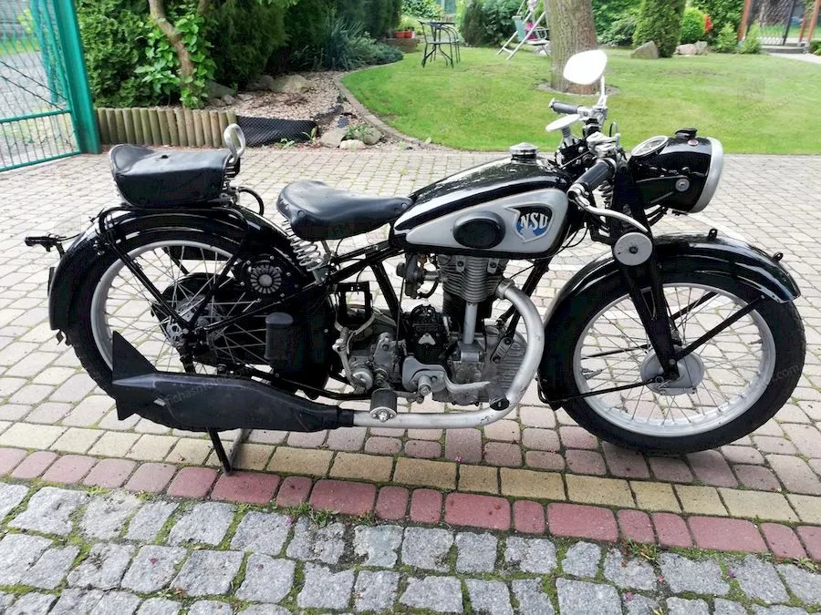 Afbeelding van de Nsu 351 ot-motorfiets van het jaar 1938