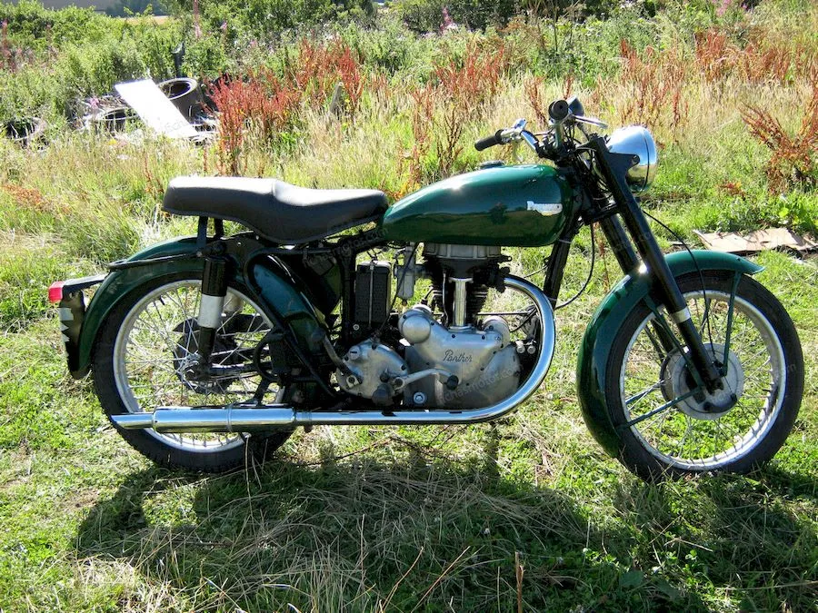 Afbeelding van de Panther 75 Springer-motorfiets van het jaar 1955