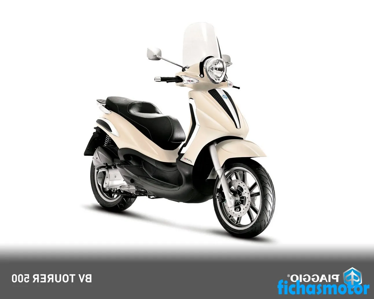 Image of the Piaggio bv tourer 500 motorcycle of the year 2011