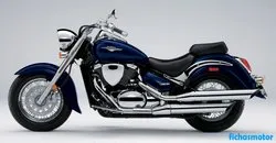 Billede af Suzuki boulevard c50 2010 motorcyklen