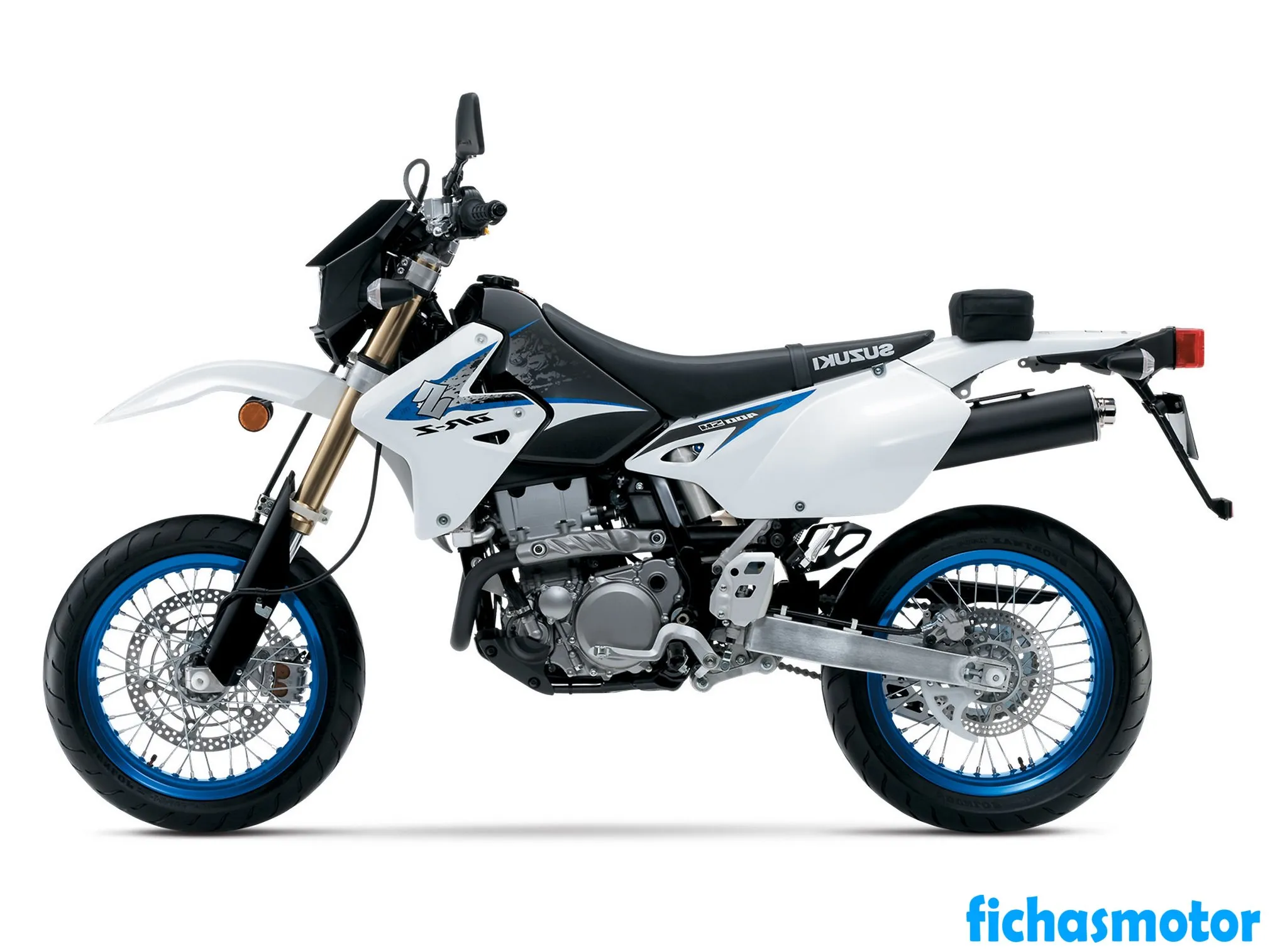 Afbeelding van de Suzuki dr-z400sm-motorfiets van het jaar 2013