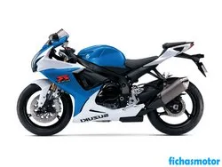 Suzuki gsx-r750 2014 摩托车的图像