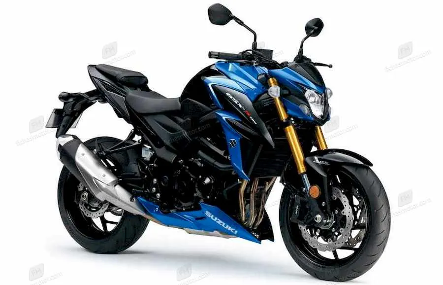 Imaginea motocicletei Suzuki GSX-S750A a anului 2021