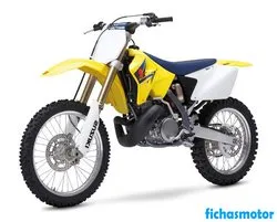 Gambar sepeda motor Suzuki rm250 2008