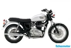 Triumph bonneville 2008 摩托车的图像