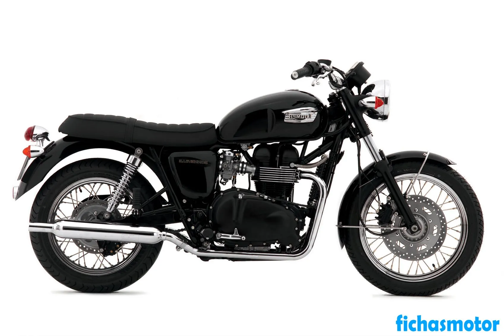 Obrázek motocyklu Triumph bonneville black roku 2007