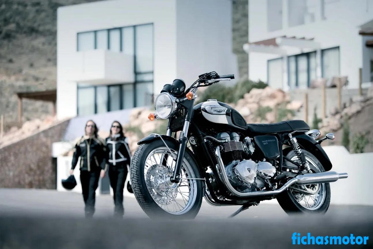 2007年のTriumph bonneville t100オートバイのイメージ