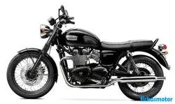 Image of the Triumph bonneville t100 black 2015 motorcycle