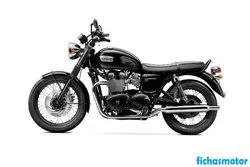 Изображение на мотоциклет Triumph Bonneville T100 Black 2019