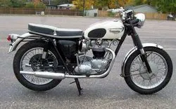 Triumph bonneville t120r roadster 1967 motosiklet görüntüsü