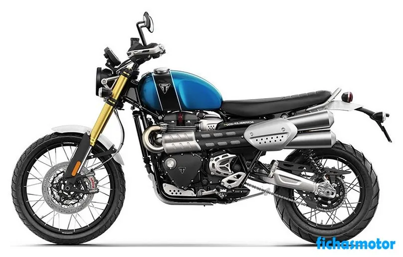 Bild des Triumph Scrambler 1200 XE-Motorrads des Jahres 2021