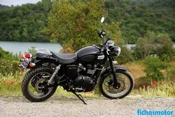 Gambar sepeda motor Triumph scrambler 2009