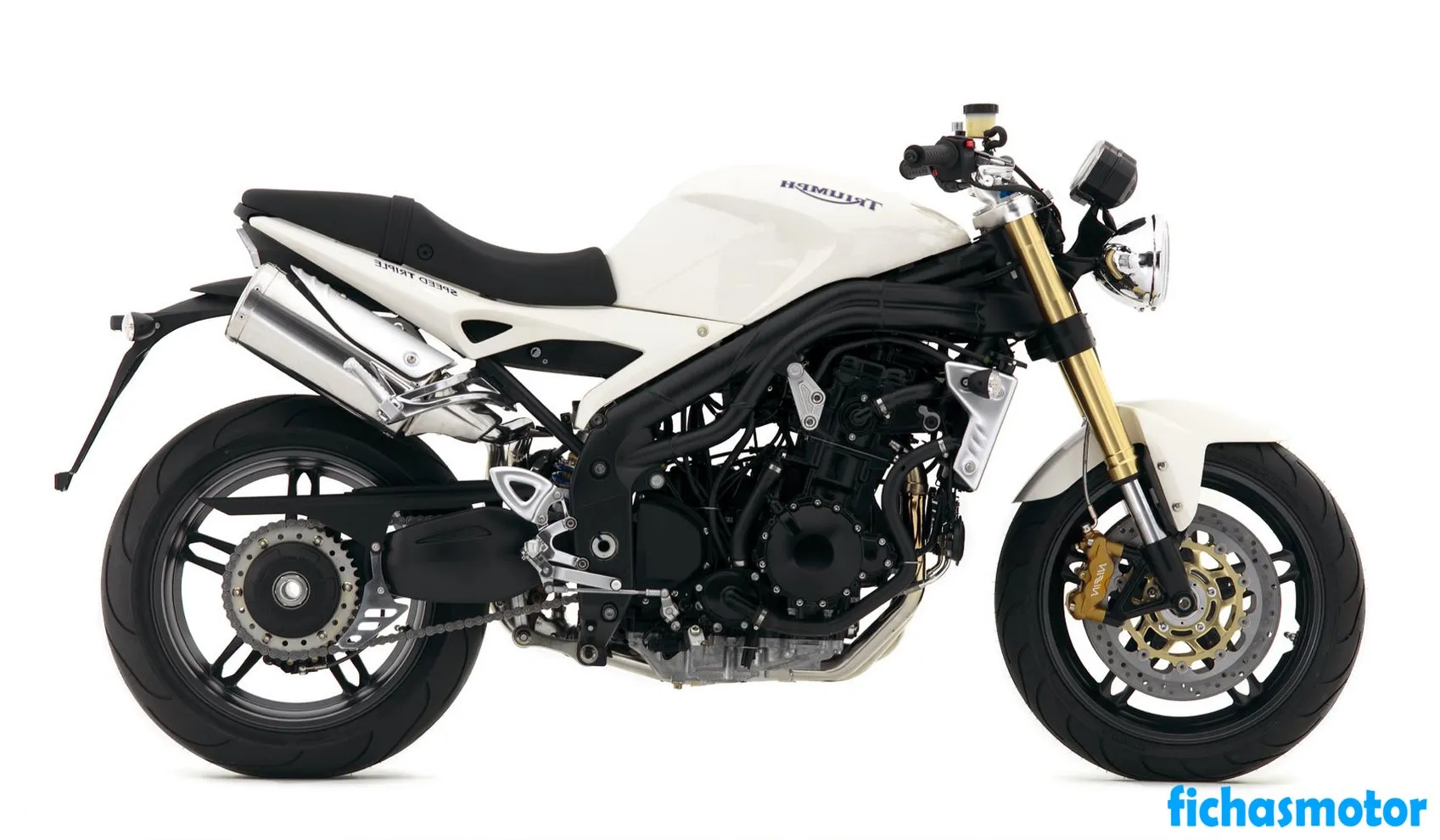 2007 model Triumph speed triple motosikletin görüntüsü