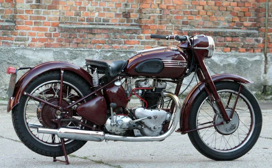 Изображение мотоцикла Triumph speed Twin 5t 1960 года выпуска