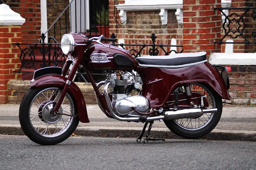 1961 年 Triumph speed Twin 5t 摩托车图片