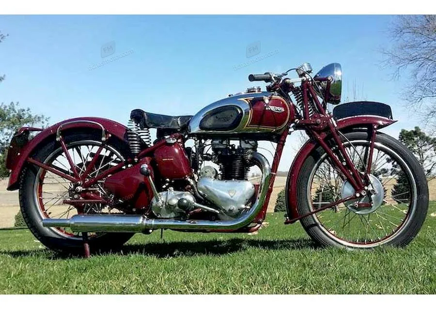 1964年のTriumph speed Twin 5tオートバイのイメージ