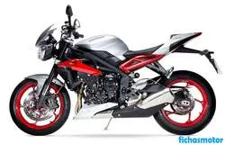 Triumph street triple rx 2015 摩托车的图像