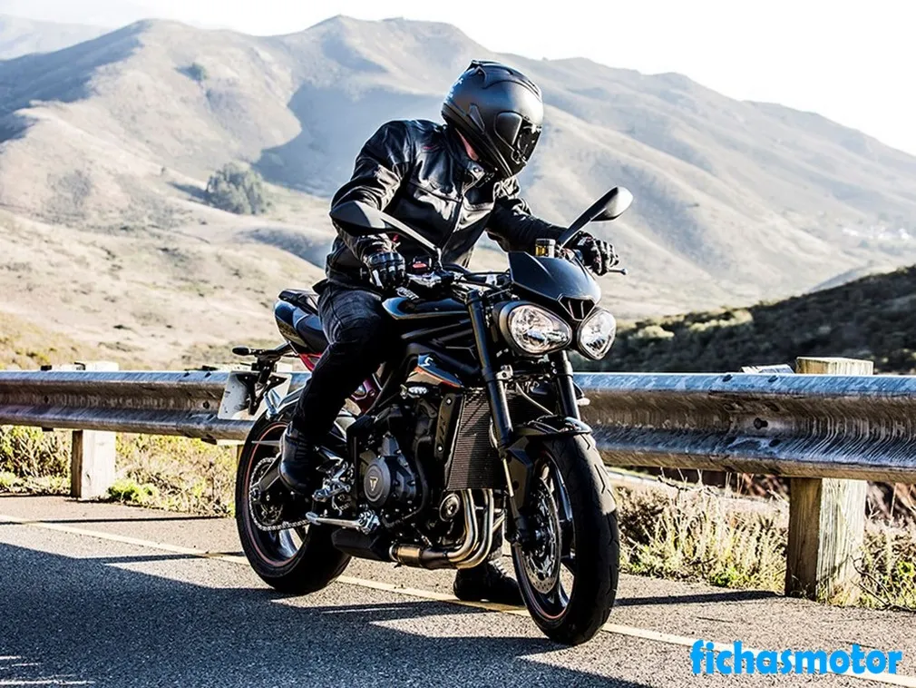 Imagem da motocicleta Triumph Street Triple S do ano de 2020