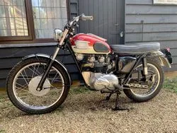 Triumph t100c 1963 motosiklet görüntüsü