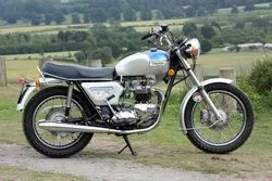 Image of the Triumph t140 v bonneville silver jubilee 1977 motorcycle