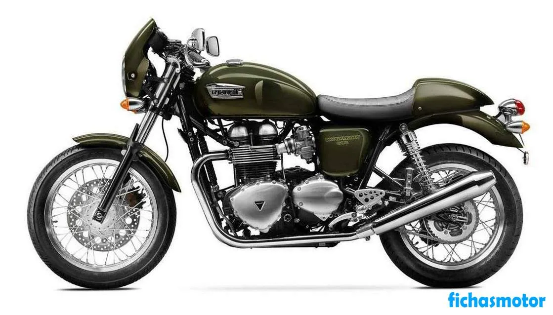 Imaginea motocicletei Triumph thruxton a anului 2015