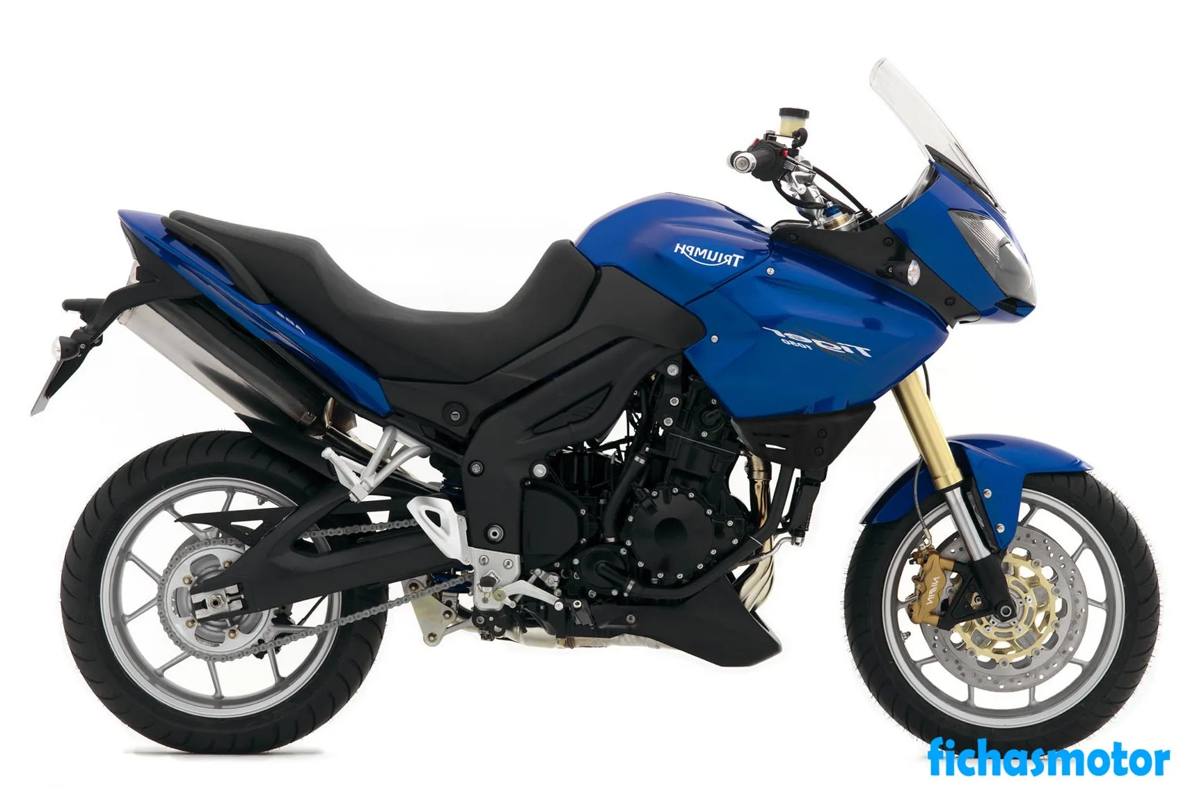 Imagen de la moto Triumph tiger del año 2007